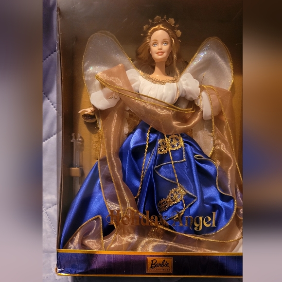 Mattel Holiday Angel Barbie dolls from the Collector Edition series. NRFB - Picture 6 of 16